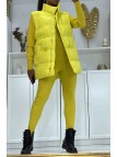 Ensemble d'hiver 3 pièces jaune doudoune et jogging côtelé

Style casual chic et cocooning - 1