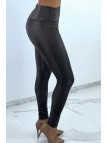 Legging noir effet 3D motif Python - 5